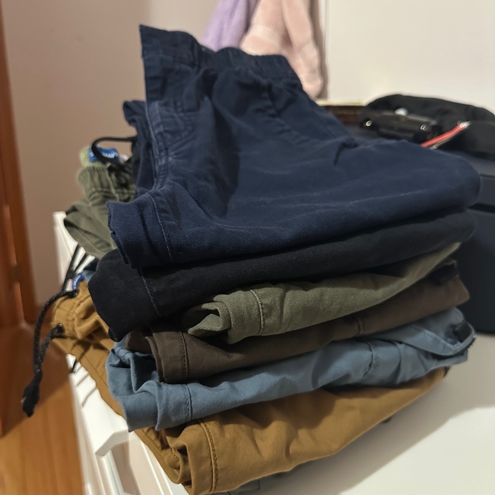 Boys size 14/16 Casual Pants - Navy, Olive, Brown, Blue